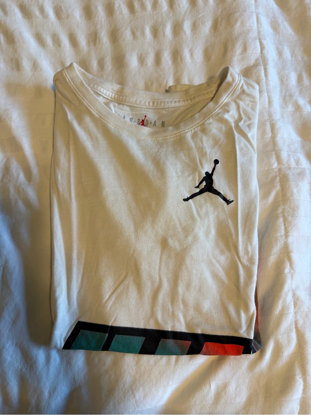 Jordan boysWhite Jumpman Logo T-Shirt